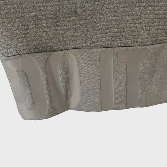 Nike Double Knit Crewneck Sweatshirt Women's Medium Gray Long-Sleeve Pullover - Picture 8 of 13